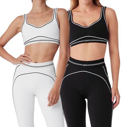 Set leggings gilet yoga