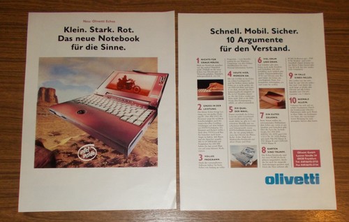 Rara pubblicità olivetti - pubblicità,
