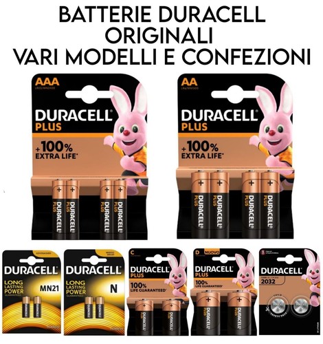 Batterie duracell originali - batterie,