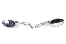 COPPIA SPECCHI SPECCHIETTI RETROVISORI MOTO CUSTOM REAR VIEW MIRRORS