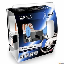 2x HB3 9005 Lunex BLU PLATINO