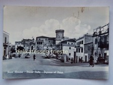 FIANO ROMANO Roma Benzina Total vespa Piaggio Fiat 600 vecchia cartolina