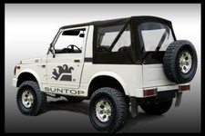 Copertura capote Soft Top Suzuki Samurai SJ e Santana nero