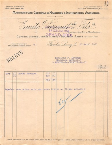 1911 facture manufacture - ,