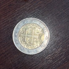 Moneta da 2 euro Slovensko, Slovacchia anno 2015 con Stemma 2 Croci, Ivan Rehàk.