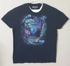  DR. WHO AND THE DELEKS MANICA CORTA Uomo XL Nero con Grafica Frontale