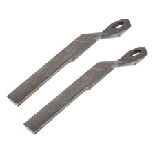 10MM 2x Acciaio AR400 Resistente per Falciatrice King Skidsteer Spazzola Taglierina Lame