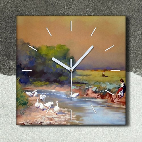 Orologio silenzioso tela 30x30 - orologio,