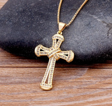 Collana croce zirconi - , color