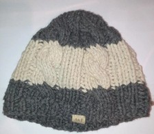 Berretto Invernale Abercrombie & Finch Ny Punto Treccia Taglia Unica Mai Usato 