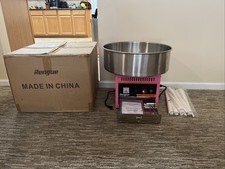 Macchina per caramelle in cotone commerciale Rengue zuccheriera filo interdentale 1000 W rosa