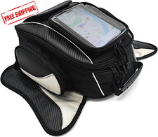 Nero Motociclo Borse Serbatoio - Oxford Borsa Con Sacco Nero per Motocicletta - 