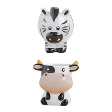  2 Pcs Piantina Grassa Vasetti