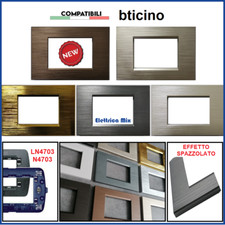 placche bticino living light international compatibili placca 3 4 moduli posti ^