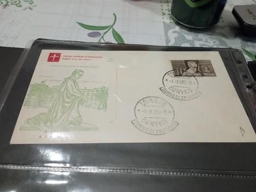 149n italia 1955 busta fdc - italia,