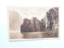 CARTOLINA STORIA POSTALE RSI SARNICO BERGAMO ZONA SPROVVISTA BOLLO T.S 1944