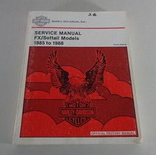 Officina Manuale Harley Davidson Softail Modelli 1985 - 1988 Da 07/1987