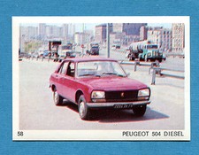 AUTO E MOTO - Figurina-Sticker n. 58 - PEUGEOT 504 DIESEL -New