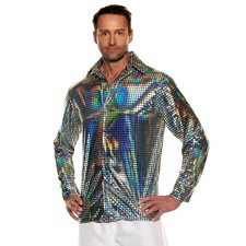 Camicia disco hologramma - disco,