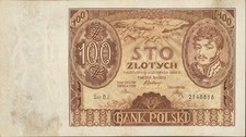 Polonia banconota 100 zloty