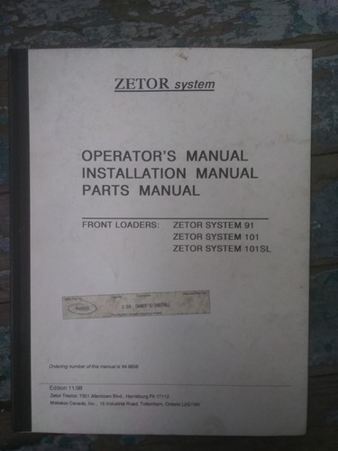 Sistema manuale trattore