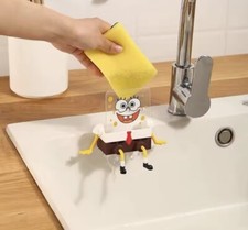 DISPENSER SPONGEBOB PORTA SPUGNA SPONGEBOB LAVANDINO PIATTI SCOLAPIATTI