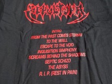 Sepultura Shirt Death Thrash Metal Destruction Sarcofago Master Venom