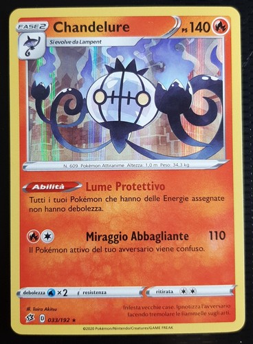 Chandelure 033 192 - rara, holo
