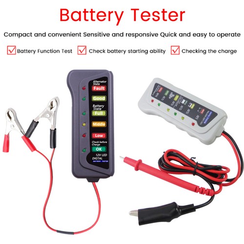 Battery tester 12v - 4~12v, car