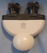 MICROSCOPE MIKROSKOP MICROSCOPIO ZEISS: BINOCULAR HEAD ZEISS