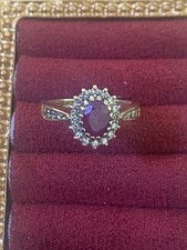 Anello vintage a grappolo in