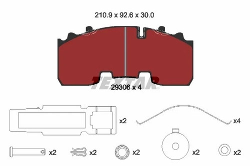 Set pastiglie freno - ,