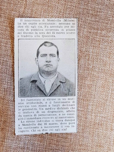 Uno sconosciuto nel - , manicomio