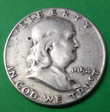Mezzo dollaro 1954 - u.s.a,