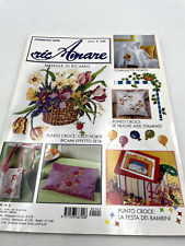 Ricamare febbraio 2008 punto croce cesti di fiori le nuove aide stampate
