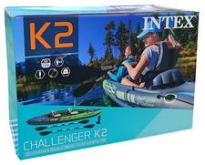Intex 68306 Challenger K2 Barca Gonfiabile Da Pesca Kayak NUOVO OVP