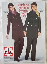 CATALOGO CIA autunno inverno 1971 / 72 n. 16  abbigliamento/moda - ottimo++