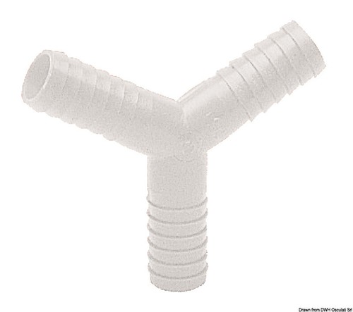 Raccordo nylon mm 10 - nylon, y
