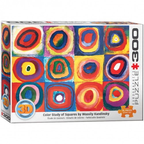Puzzle studio di colore - 3d,