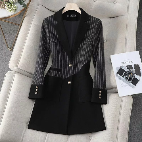 Giacca cappotto grigio nero - giacca,