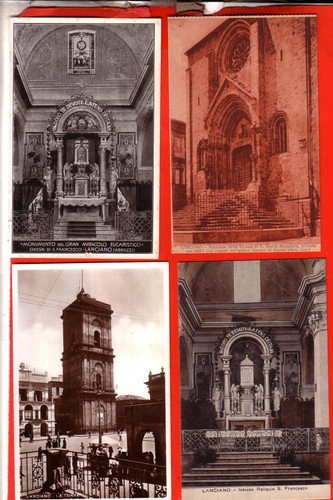 Lotto cartoline lanciano - lotto, fp