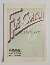 F. DE CAPITANI MOBILI DECORAZIONI OGGETTI D'ARTE ROMA - Pieghevole