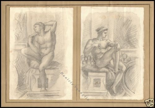 Due disegni originali - originali, 1800