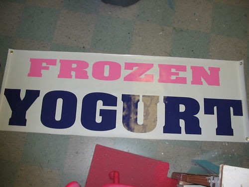 Insegna striscione frozen - striscione,