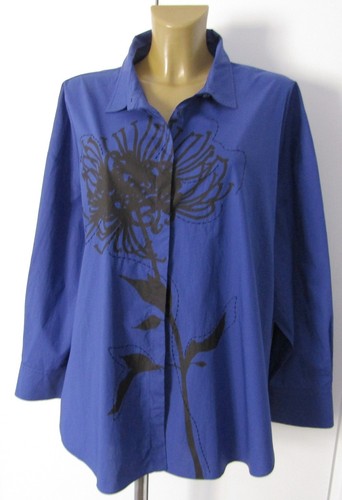 Marina rinaldi camicia - rinaldi, blu