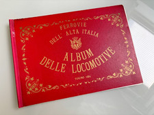 LIBRO Album delle locomotive (a vapore FS) Torino 1885 ed Elledi