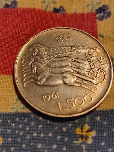 Moneta 500 lire del - lire,