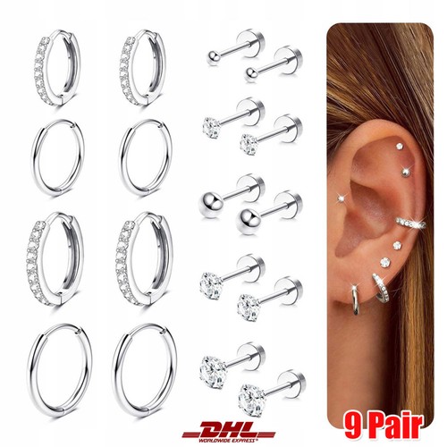 Set paia orecchini a - paia, di