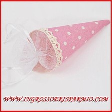 CONI PORTACONFETTI ROSA