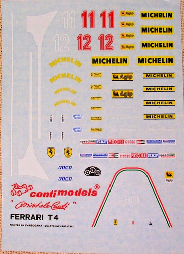 Decal ferrari 312 f1 - ferrari,